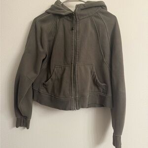 lululemon athletica Olive Scuba S/M Hoodie
